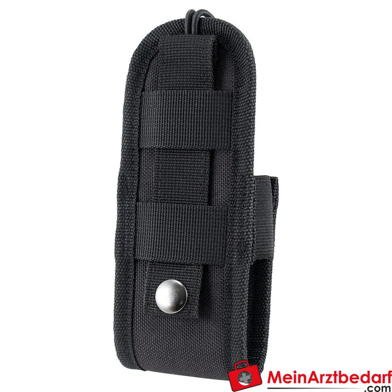 TEE-UU COM TAC Funkgeräte-Holster MOLLE schwarz 1200D Polyester EVA gepolstert 6,5x16x6 cm