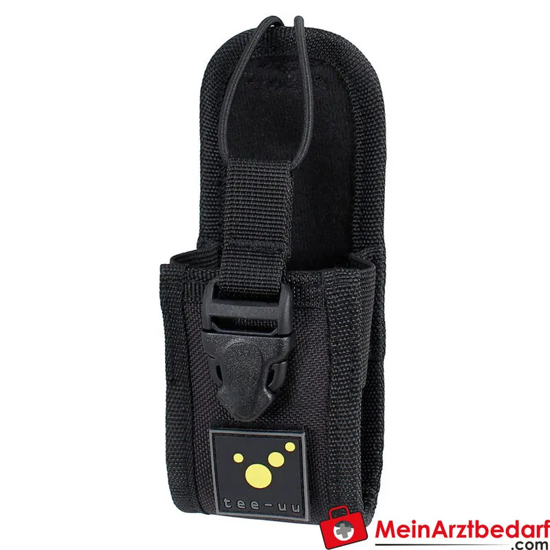 TEE-UU COM TAC Funkgeräte-Holster MOLLE schwarz 1200D Polyester EVA gepolstert 6,5x16x6 cm