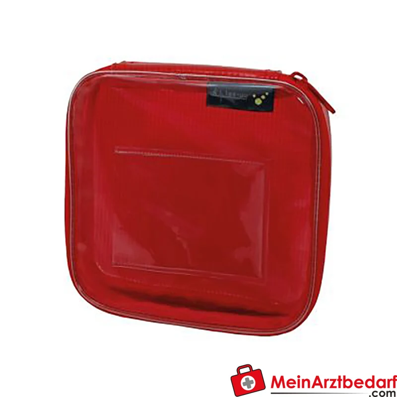 TEE-UU PRAXIS Modultasche M aus Plane, rot, 15 x 5 x 15 cm, 1,1 l