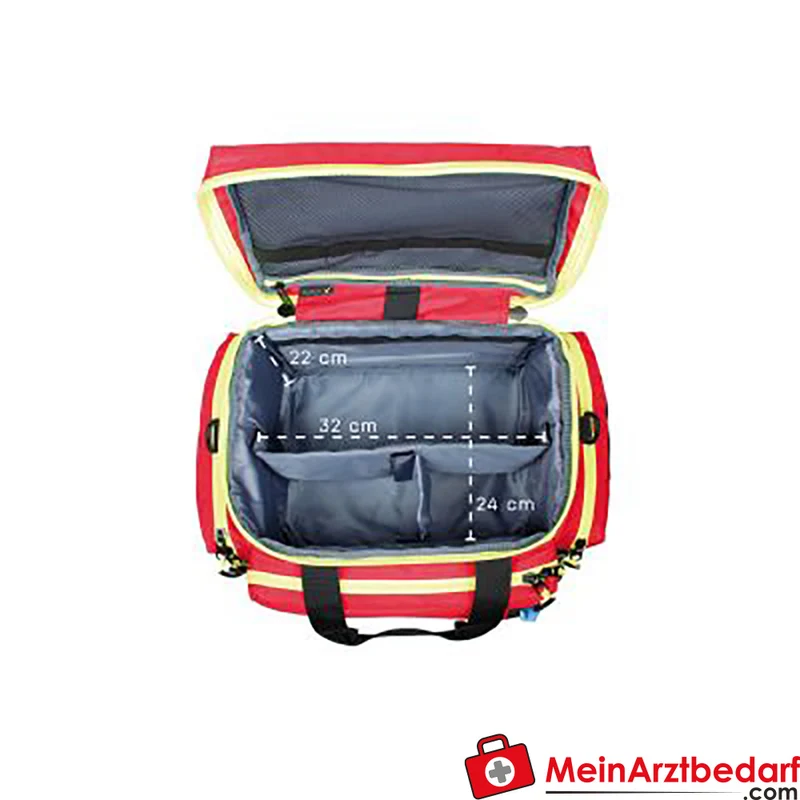 TEE-UU MUC-M Notfalltasche gepolstert mit wasserdichtem Planenboden und Schultergurt