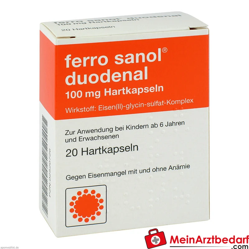 ferro sanol duodenal 100 mg Hartkapseln Packung
