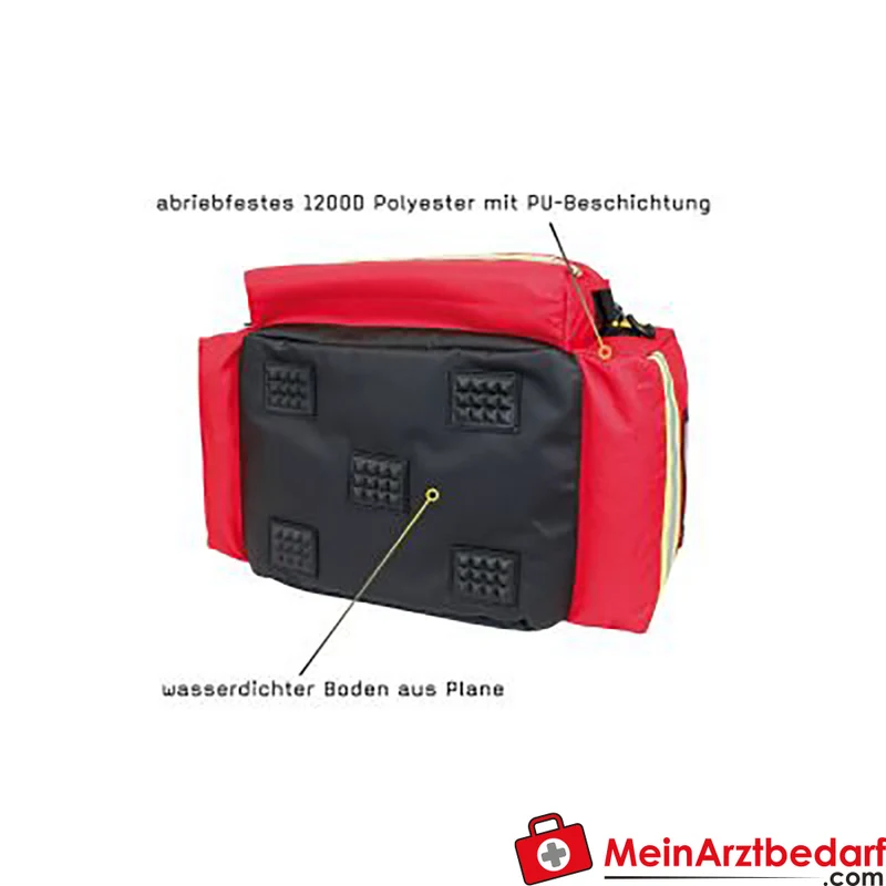 TEE-UU MIC-S Notfalltasche rot 38×24×26 cm 18 L 1200D Polyester gepolstert