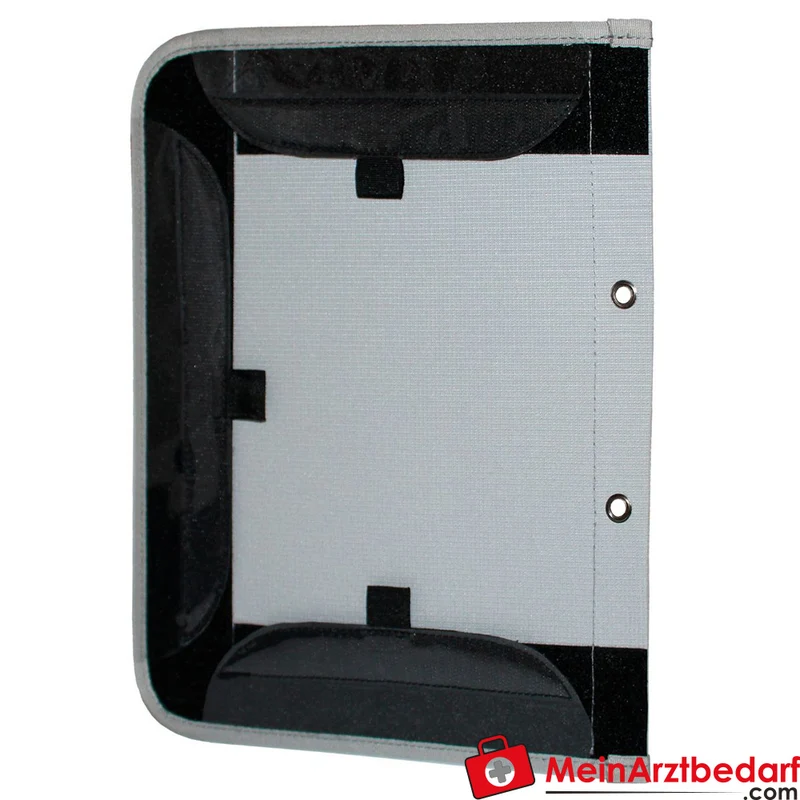 TEE-UU TABLET-FLAP Einhefter für BIG Einsatz-Organizer, Tablet-Hülle 28 x 19 cm, 600D Polyester, grau