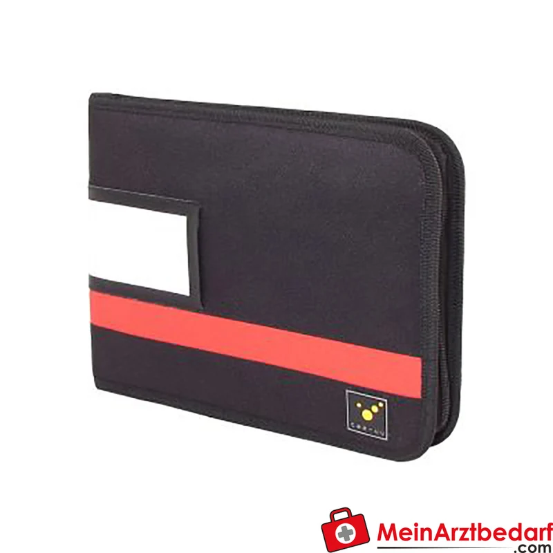 TEE-UU Keysafe Schlüsselmappe für 14 Schlüssel, 600D Polyester, Schwarz, 27,5 x 22 x 4 cm