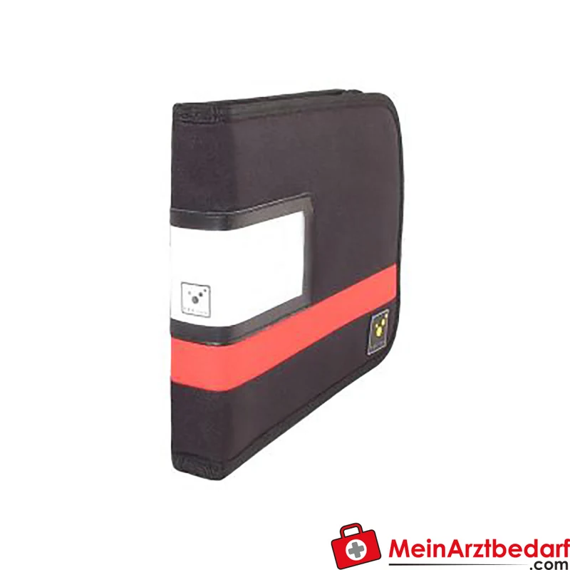 TEE-UU Keysafe Schlüsselmappe für 14 Schlüssel, 600D Polyester, Schwarz, 27,5 x 22 x 4 cm