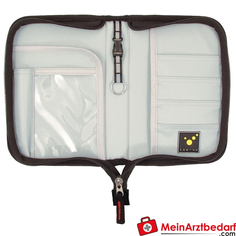 TEE-UU DRIVE Fahrtenbuch-Organizer DIN A6, 600D Polyester, schwarz