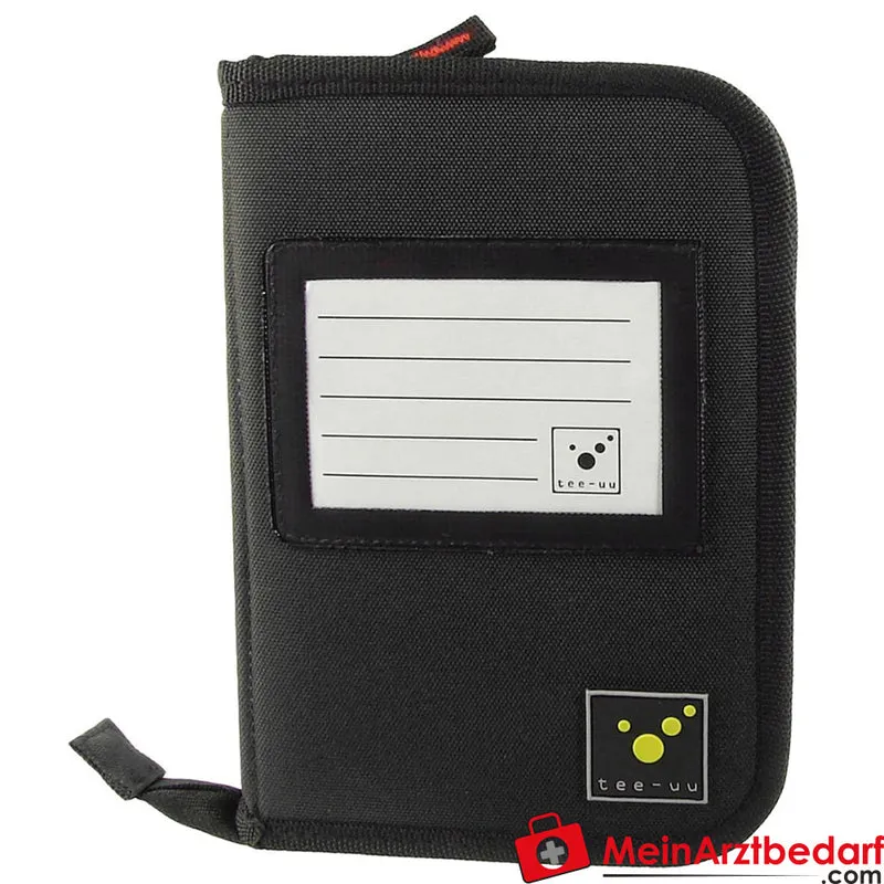 TEE-UU DRIVE Fahrtenbuch-Organizer DIN A6, 600D Polyester, schwarz