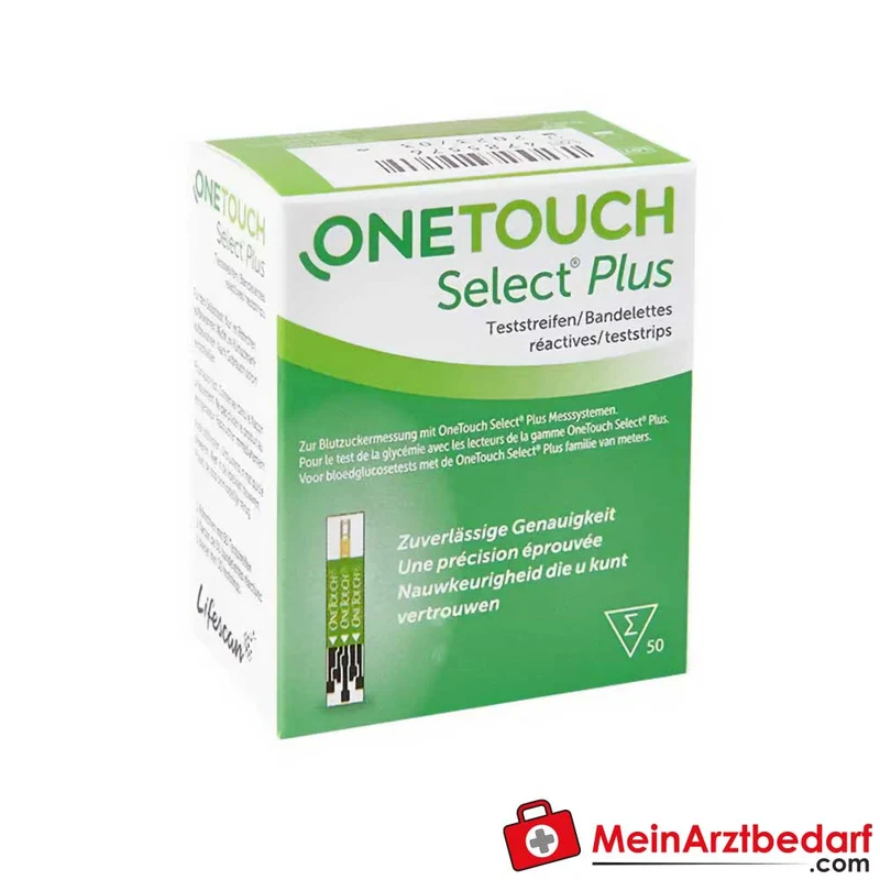 OneTouch Blutzuckerteststreifen für OneTouch Select Plus 50 Stück