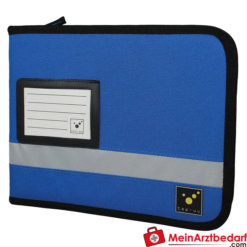 TEE-UU TOUR Fahrtenbuchmappe DIN A5 quer, Organizer 600D Polyester Schwarz