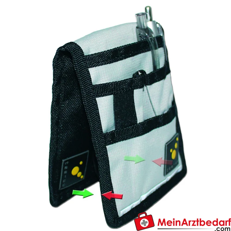 TEE-UU POCKET Organizer RipStop-Polyester schwarz 15 x 12 x 2 cm Brusttaschen-Organizer