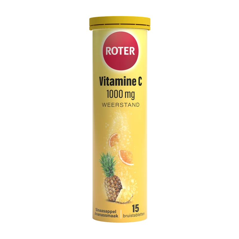 Roter Vitamine C1000 sinaasappel ananas 15 bruistabletten