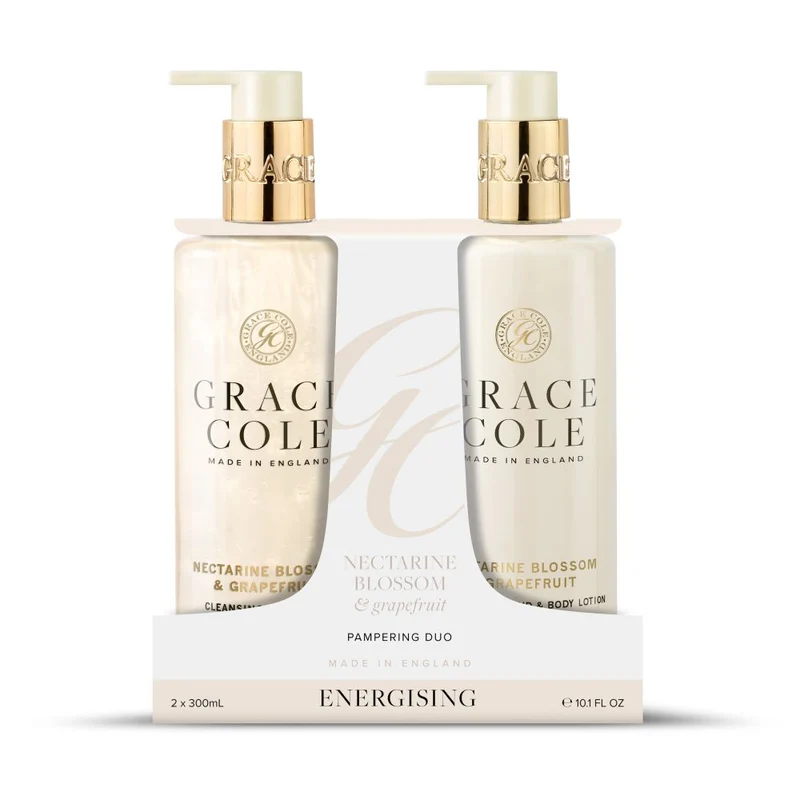Grace Cole Nectarine Blossom & Grapefruit Hand Care Duo