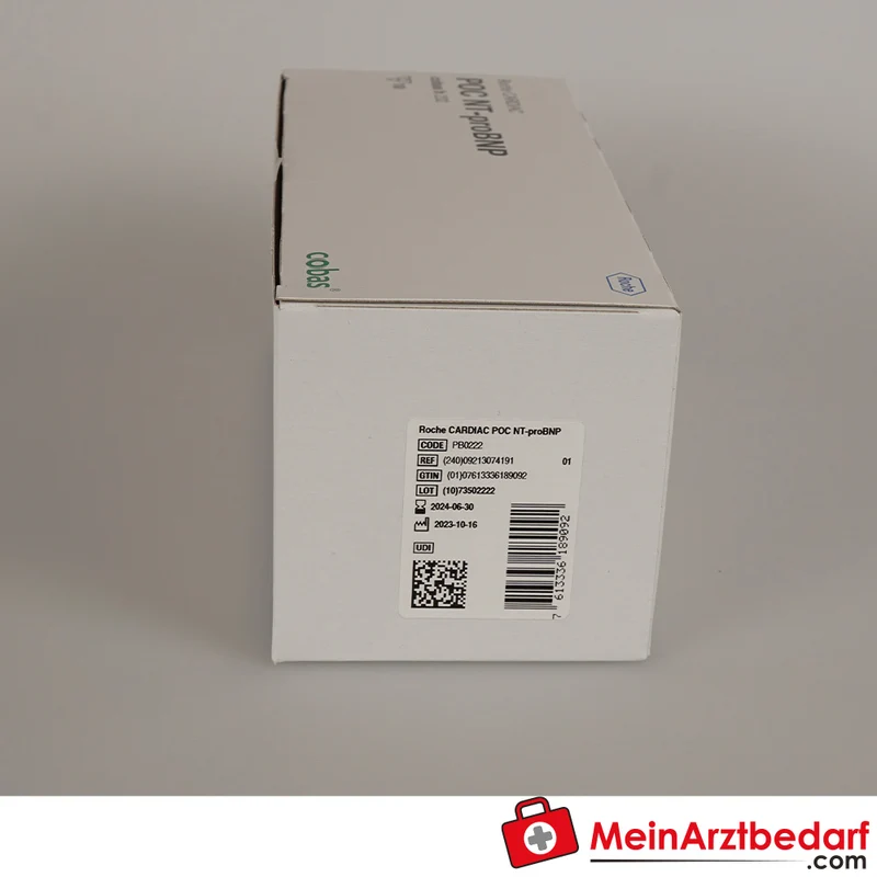 Roche CARDIAC quantitative Teststreifen für cobas h 232, kardiale Parameter (Troponin T, NT‑proBNP, CK‑MB, D‑Dimer, Myoglobin)