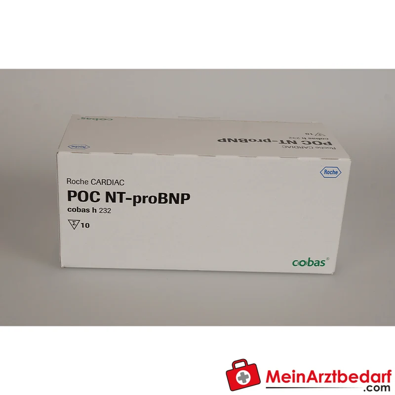 Roche CARDIAC quantitative Teststreifen für cobas h 232, kardiale Parameter (Troponin T, NT‑proBNP, CK‑MB, D‑Dimer, Myoglobin)