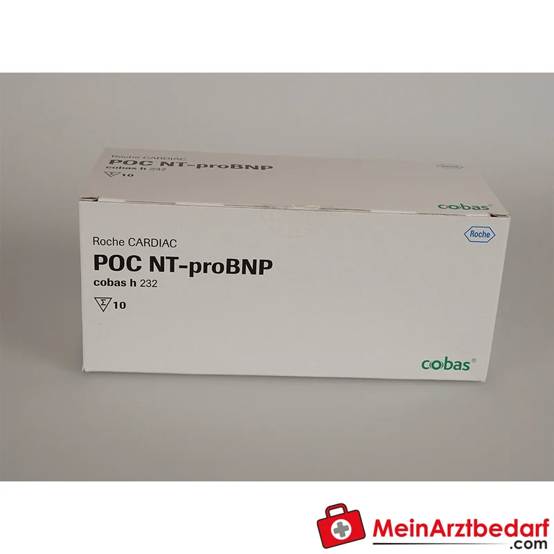 Roche CARDIAC quantitative Teststreifen für cobas h 232, kardiale Parameter (Troponin T, NT‑proBNP, CK‑MB, D‑Dimer, Myoglobin)