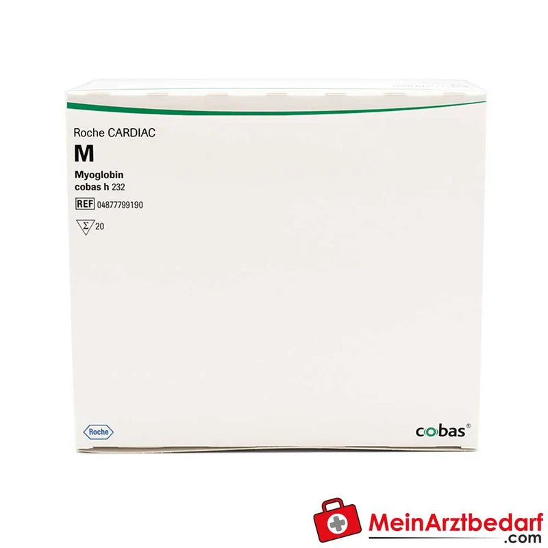 Roche CARDIAC quantitative Teststreifen für cobas h 232, kardiale Parameter (Troponin T, NT‑proBNP, CK‑MB, D‑Dimer, Myoglobin)
