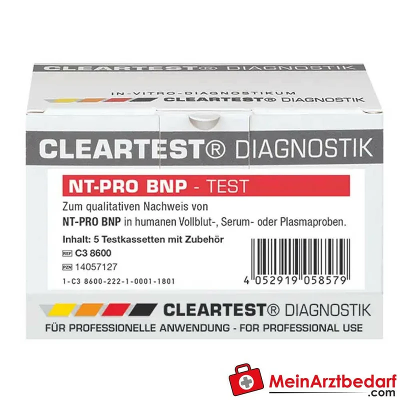 Cleartest NT‑proBNP Schnelltest, 5 Stück