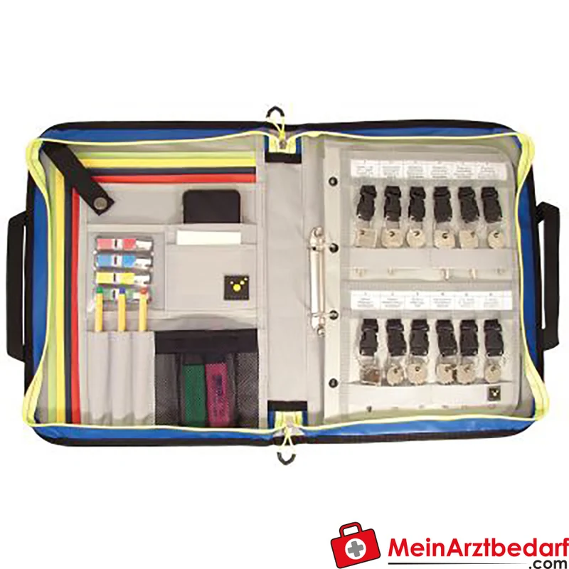 TEE-UU BIG Einsatz-Organizer Einsatzmappe DIN A4 Planen-Gewebe 29×39×5 cm mit Tragegurt