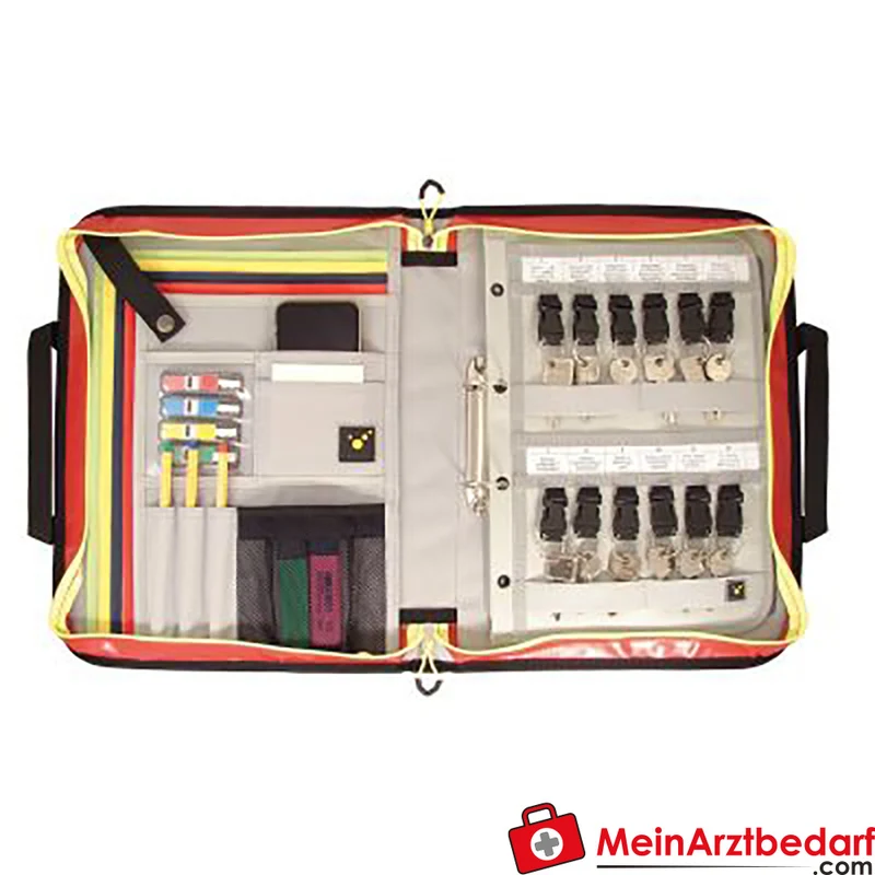 TEE-UU BIG Einsatz-Organizer Einsatzmappe DIN A4 Planen-Gewebe 29×39×5 cm mit Tragegurt