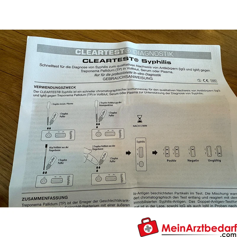 Cleartest Syphilis Schnelltest