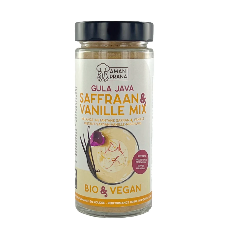 Amanprana Gula java saffraan & vanille bio 230 gram