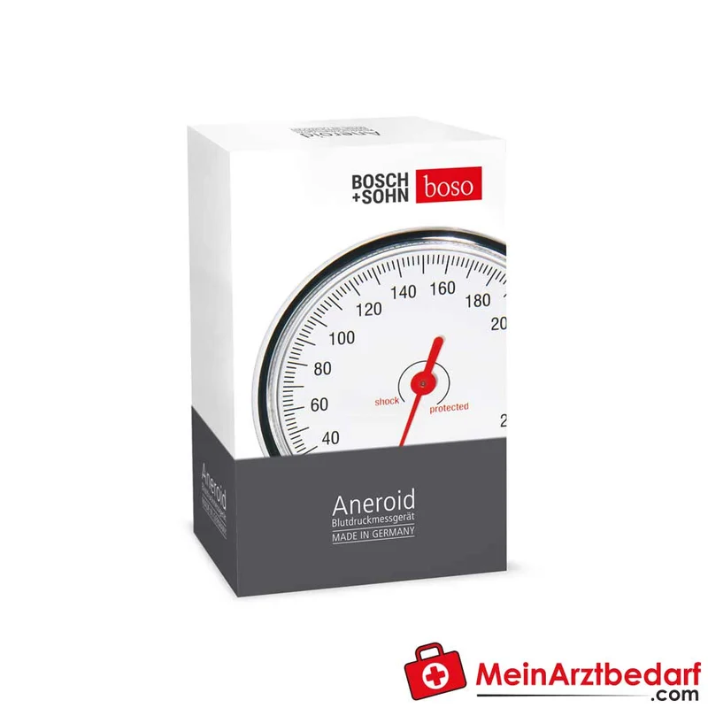 boso Roid Blutdruckmessgerät Oberarm Profi, Metallring, Ø48/60 mm, Ein- oder Doppelschlauch, Manschetten XS–XL