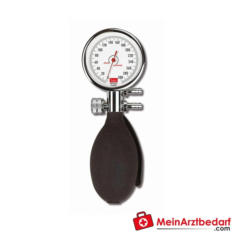 boso Roid Blutdruckmessgerät Oberarm Profi, Metallring, Ø48/60 mm, Ein- oder Doppelschlauch, Manschetten XS–XL