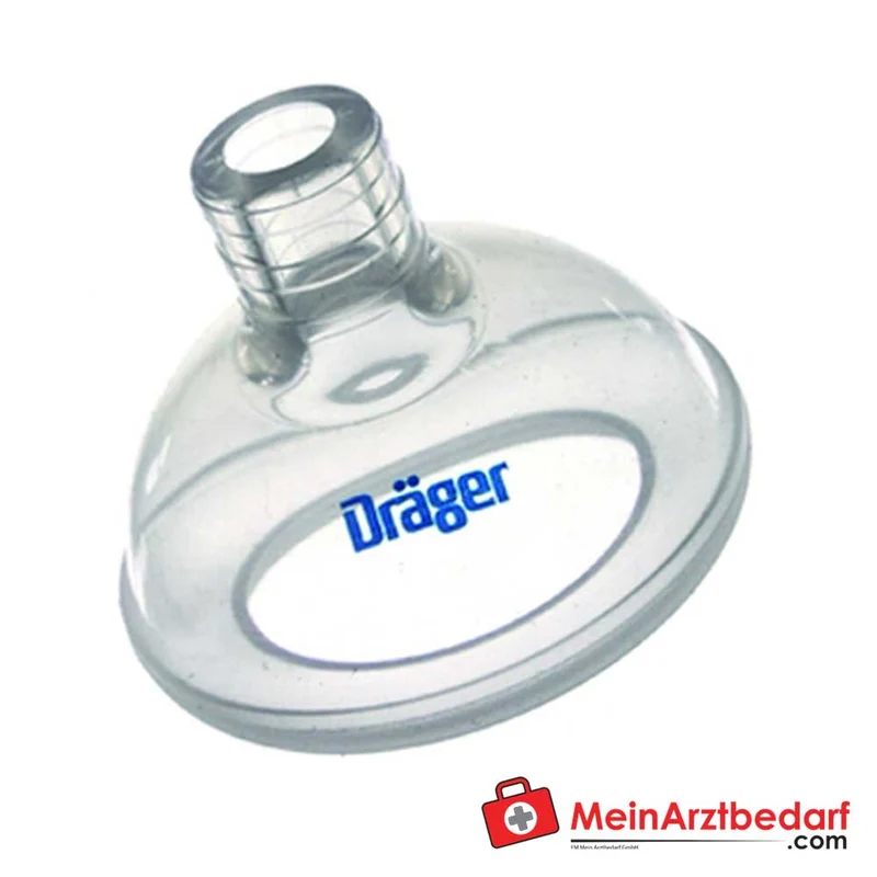 Dräger Silikon-Anästhesiemaske Mehrweg transparent ergonomischer Griff Größen 00–5