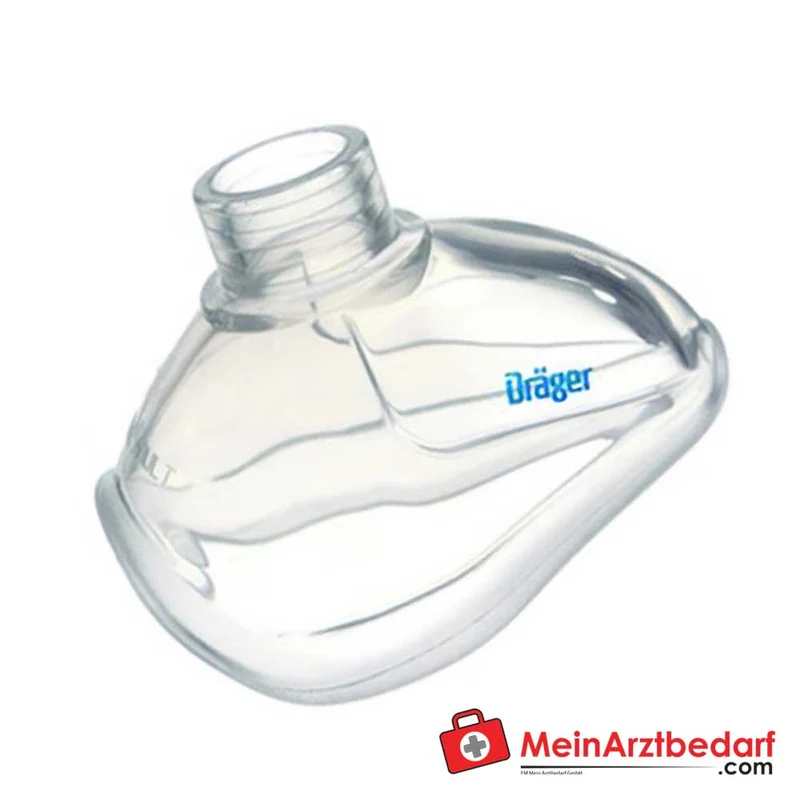 Dräger Silikon-Anästhesiemaske Mehrweg transparent ergonomischer Griff Größen 00–5