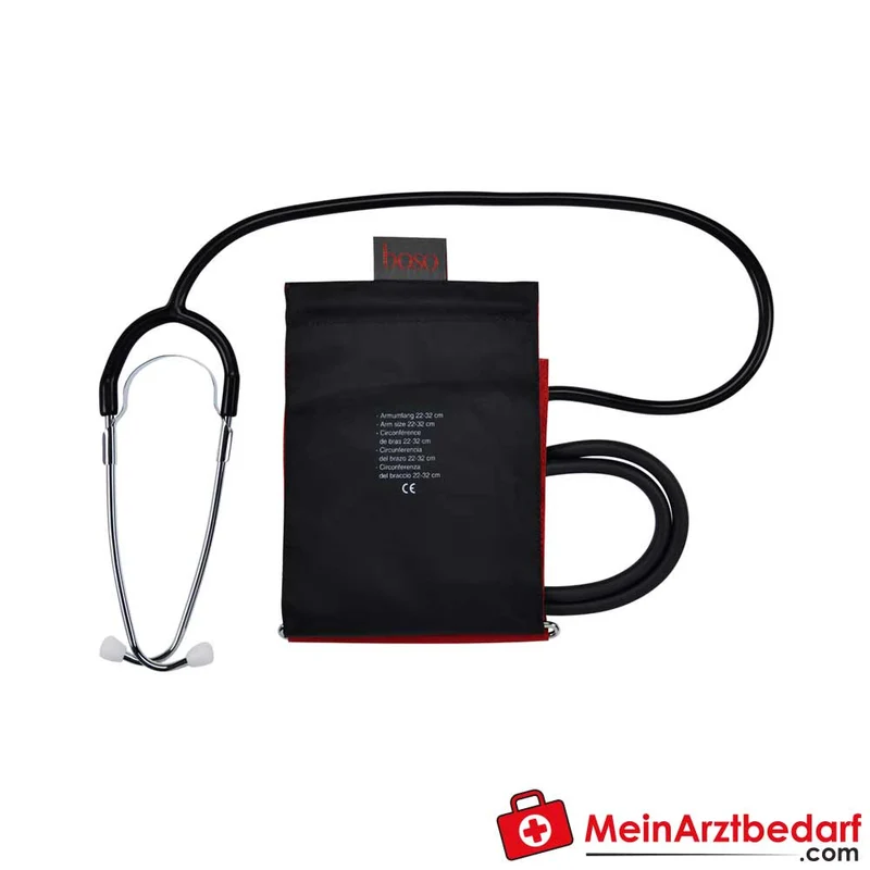 boso Kletten-Manschette für Einschlauch-Blutdruckmessgeräte Standard 22–32 cm / XL 33–41 cm
