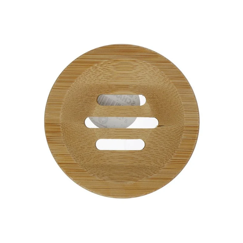 Shampoo Bars Zeepschaaltje Bamboe Rond