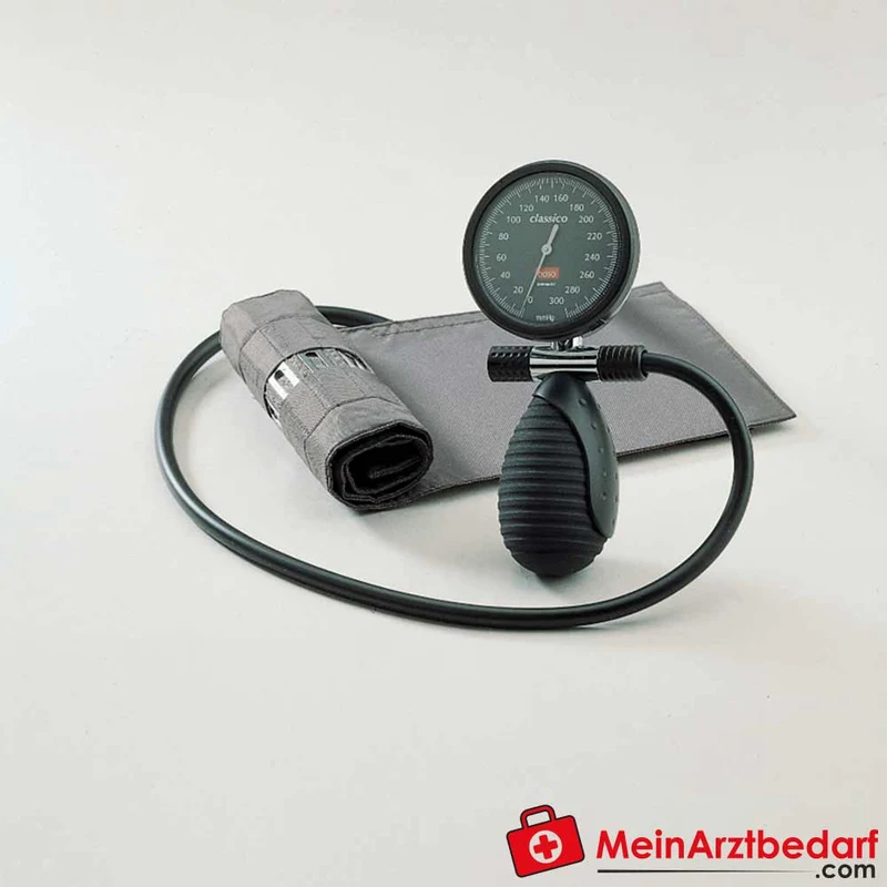 boso classico Blutdruckmessgerät 60 mm Skala verchromt Schraubanschluss shock protected