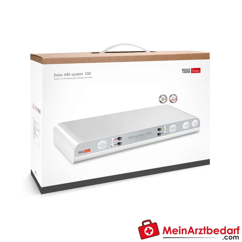 boso ABI-system 100 ABI‑Messgerät oszillometrisch 4‑Extremitäten, automatische Auswertung, PWV optional