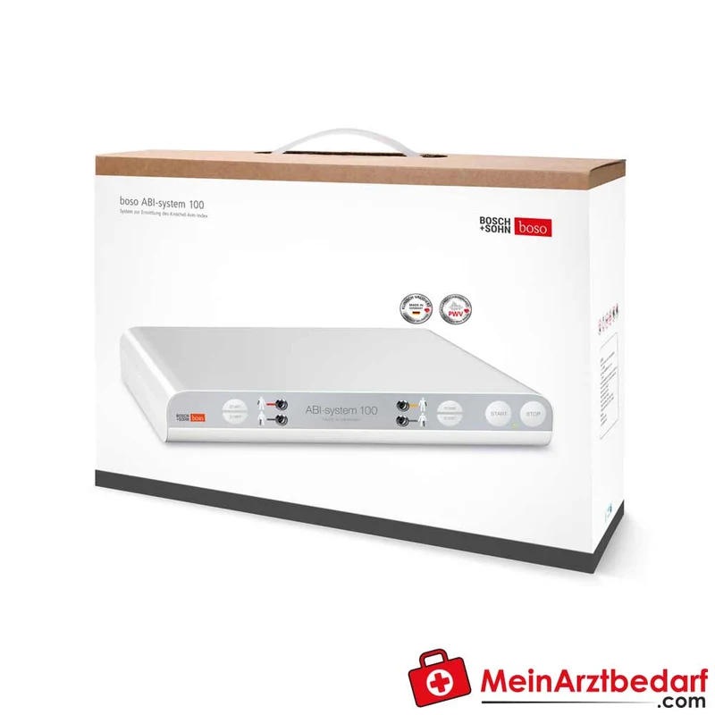 boso ABI-system 100 ABI‑Messgerät oszillometrisch 4‑Extremitäten, automatische Auswertung, PWV optional