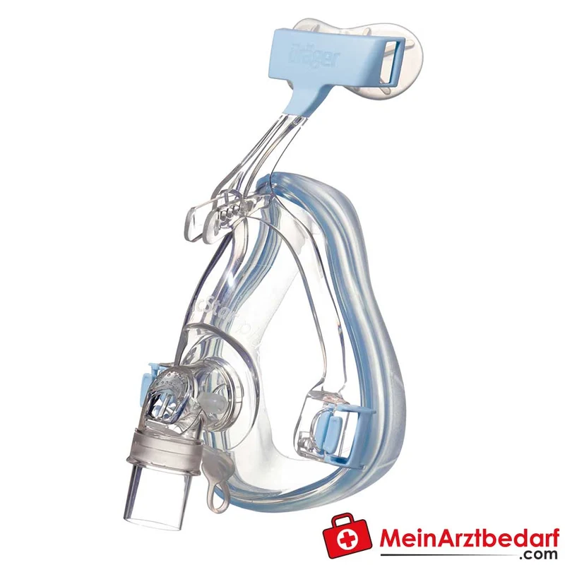 Dräger ClassicStar Plus NIV-Maske Silikonlippe 6-Punkt-Kopfband 5 Stück