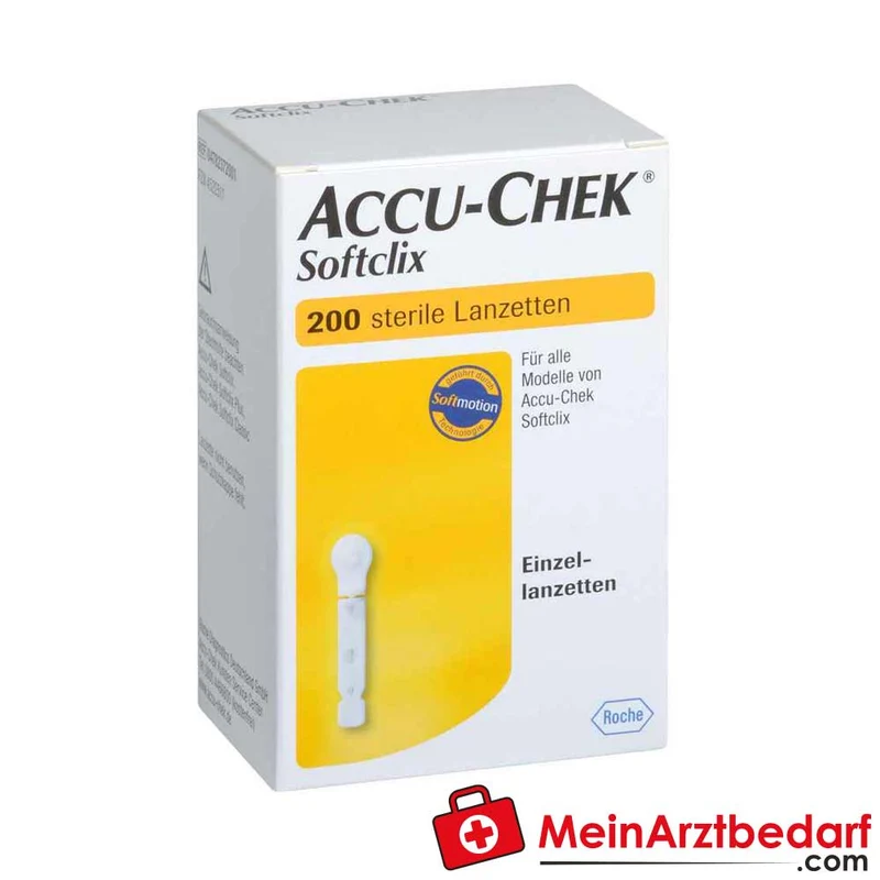 Accu-Chek Softclix Lanzetten 0,4 mm steril kompatibel mit Softclix-Stechhilfe