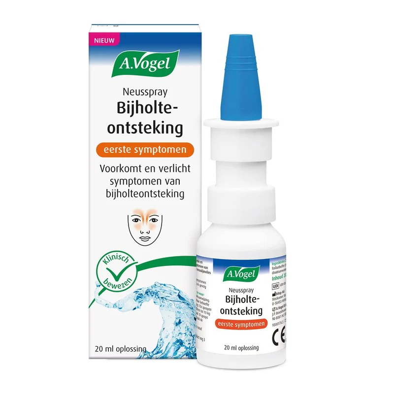 A.Vogel Neusspray bijholte eerste symptomen 20 ml