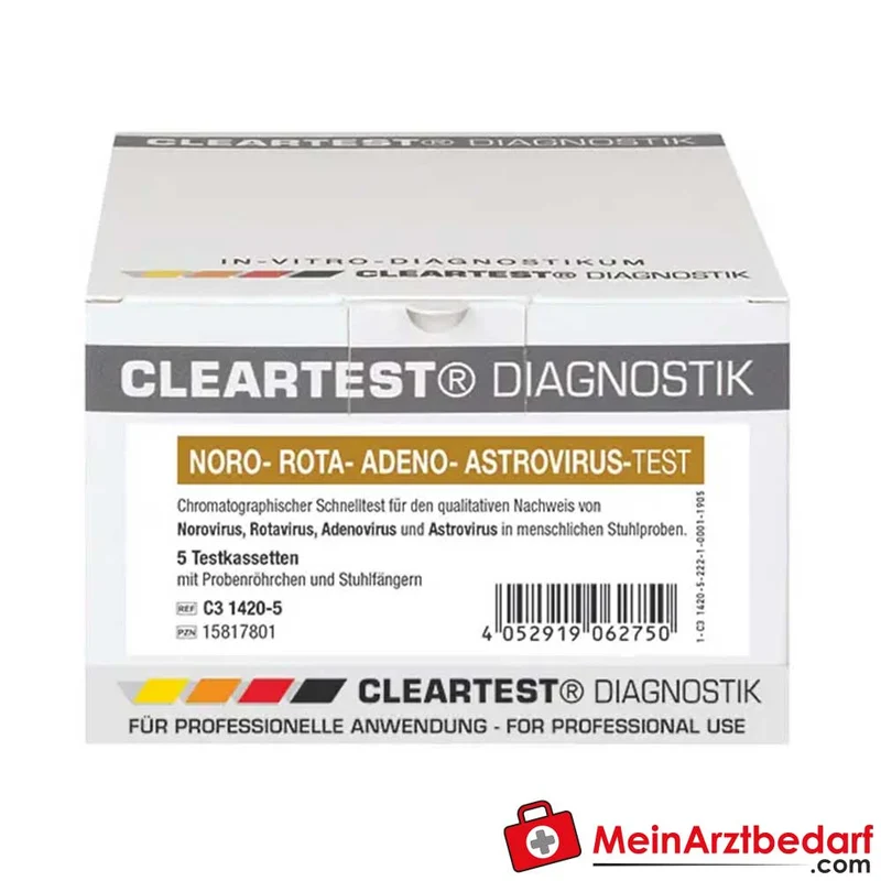 Cleartest Noro-Rota-Adeno-Astrovirus Schnelltest