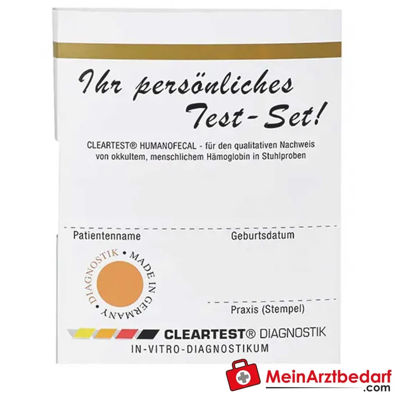 Cleartest Humanofecal Stuhltest