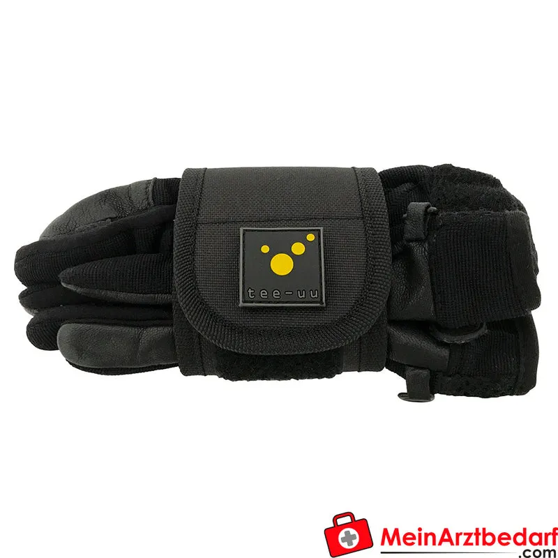 TEE-UU FIX Handschuh-Holster schwarz Hyperlon 2-Wege Gürtelschlaufe Innenfach für Einweghandschuhe