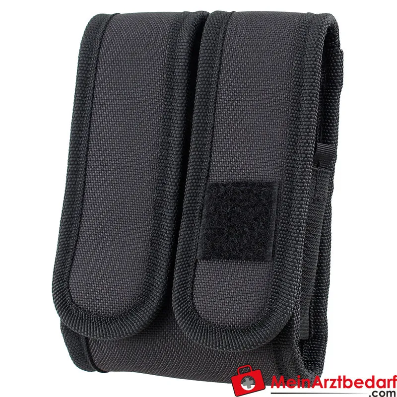 TEE-UU DUPLEX TAC Holster für Taschenlampe und Multitool, MOLLE/PALS, 1200D Polyester, Schwarz, 10,5 x 15 x 4 cm
