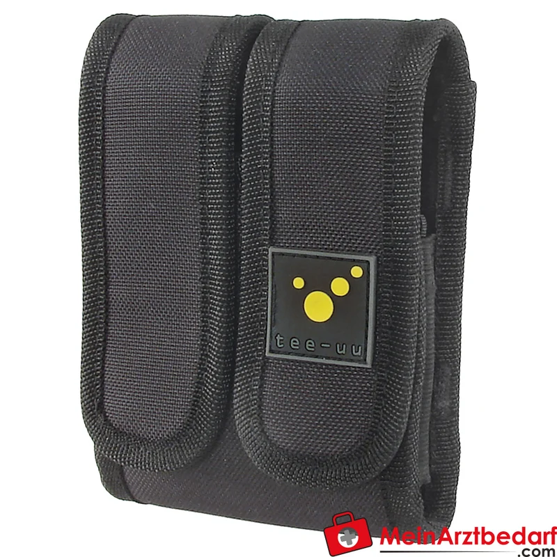 TEE-UU DUPLEX TAC Holster für Taschenlampe und Multitool, MOLLE/PALS, 1200D Polyester, Schwarz, 10,5 x 15 x 4 cm