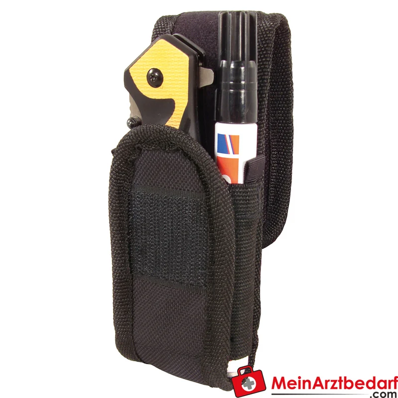 TEE-UU TOOL Holster für Rettungsmesser 1200D-Polyester schwarz, 5 x 14 x 4 cm