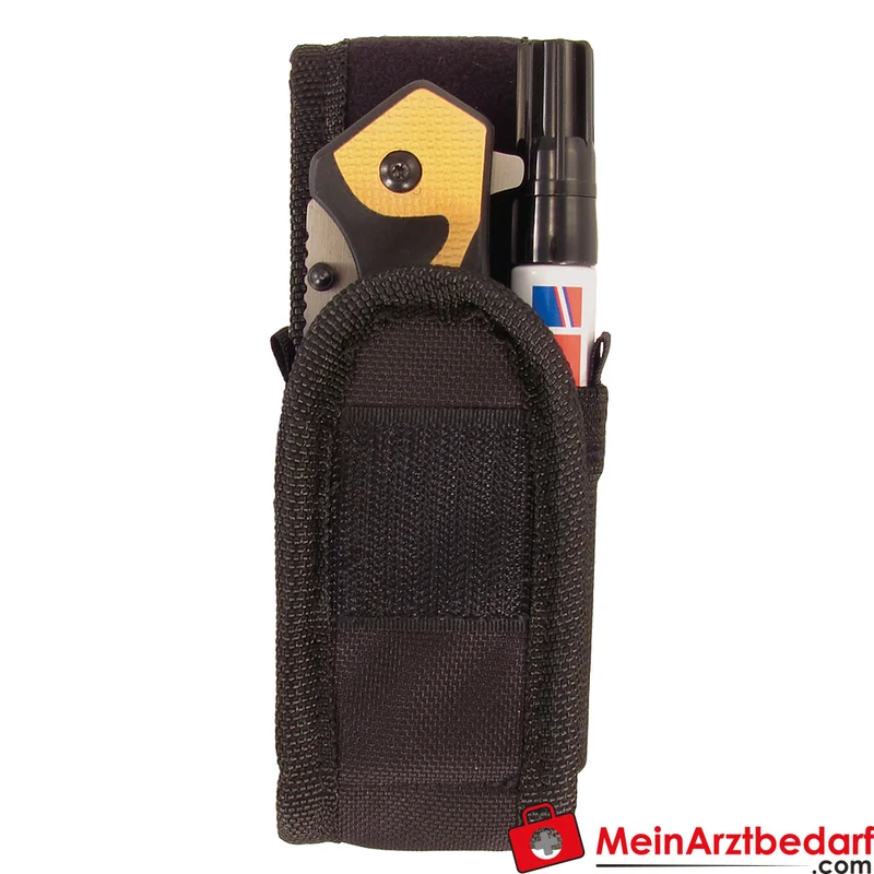 TEE-UU TOOL Holster für Rettungsmesser 1200D-Polyester schwarz, 5 x 14 x 4 cm