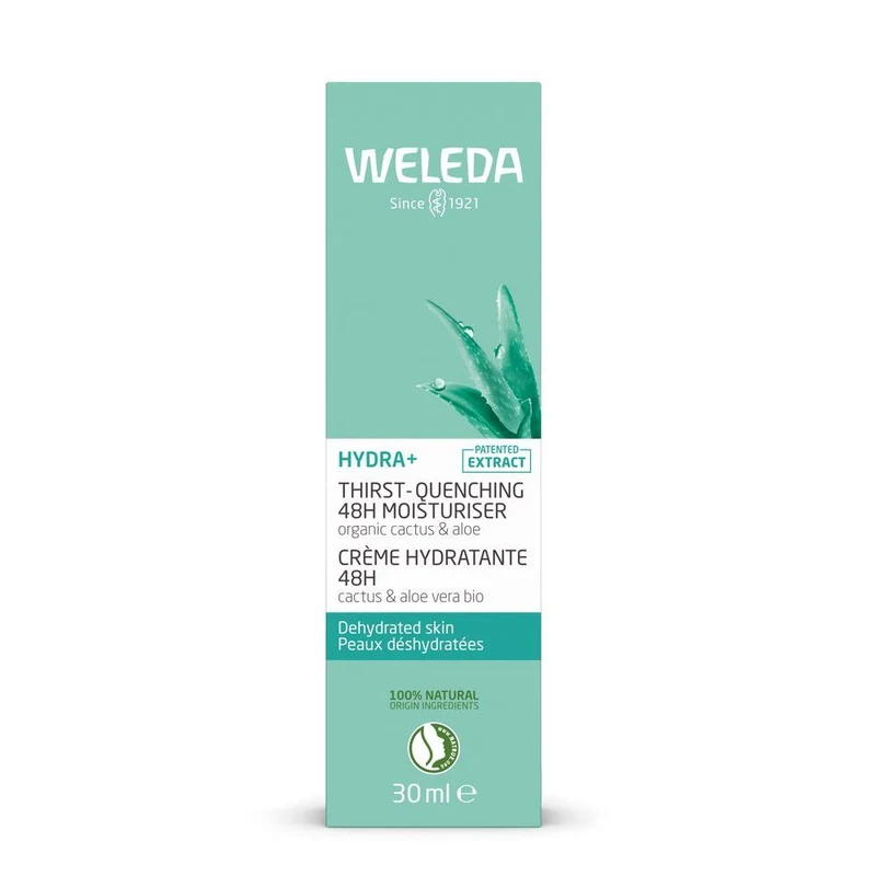 Weleda Hydra+ 48h gezichtscreme hydraterende 30 ml