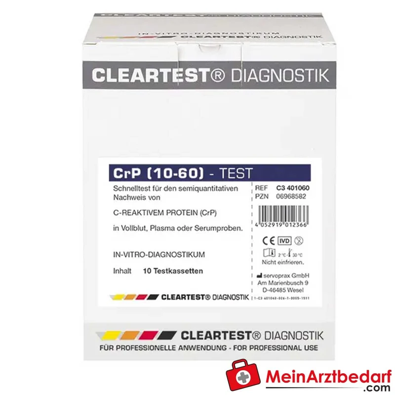 Cleartest CrP (10-60) Schnelltest, 10 Stück