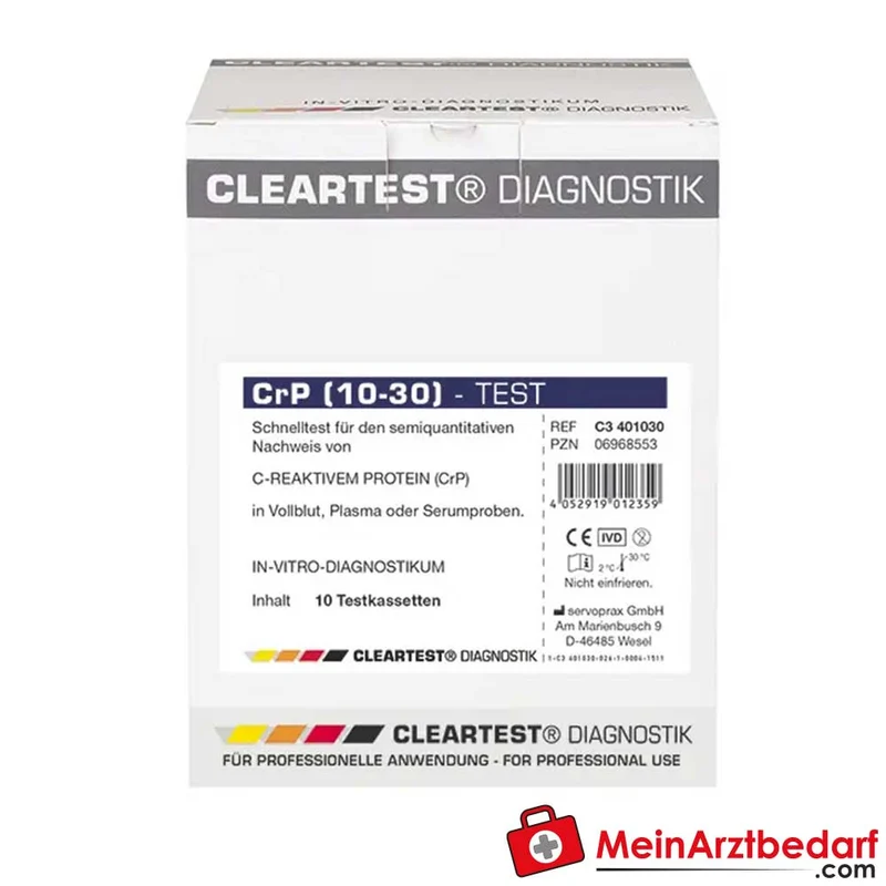 Cleartest CrP (10-30) Schnelltest, 10 Stück
