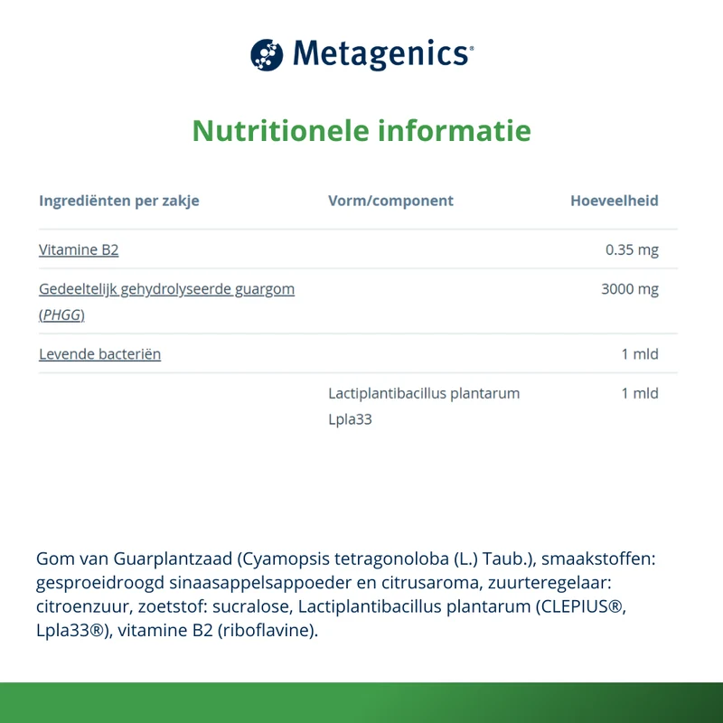 Metagenics Bactiol Easy Fiber