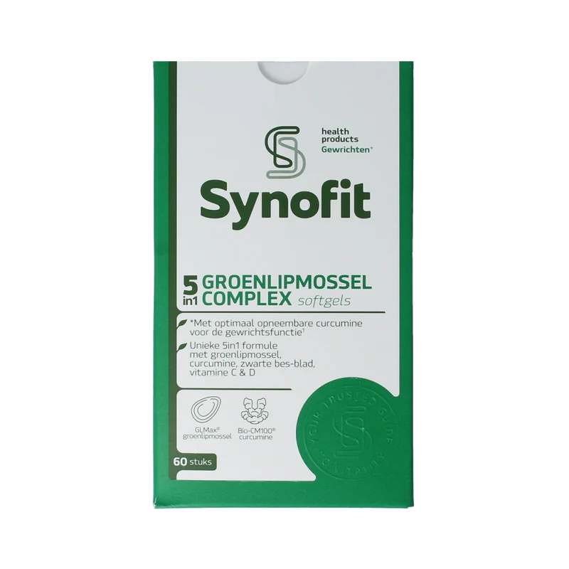 Synofit GLMAX 5-in-1 plus groenlipmossel