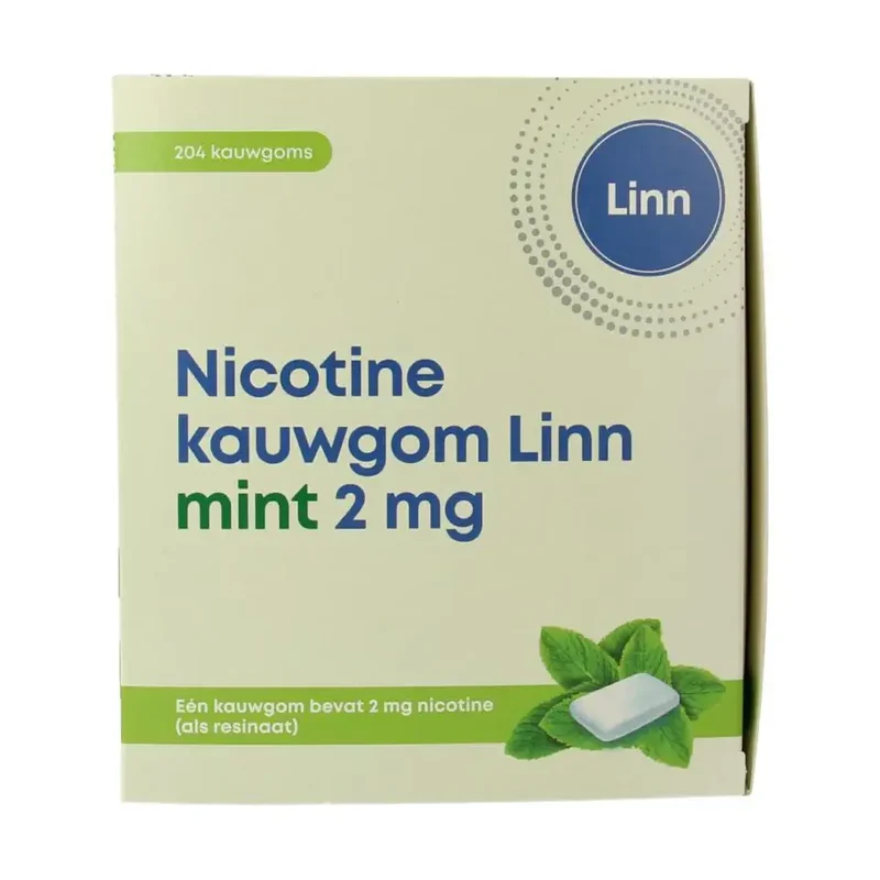 Linn Nicotine kauwgom 2 mg mint